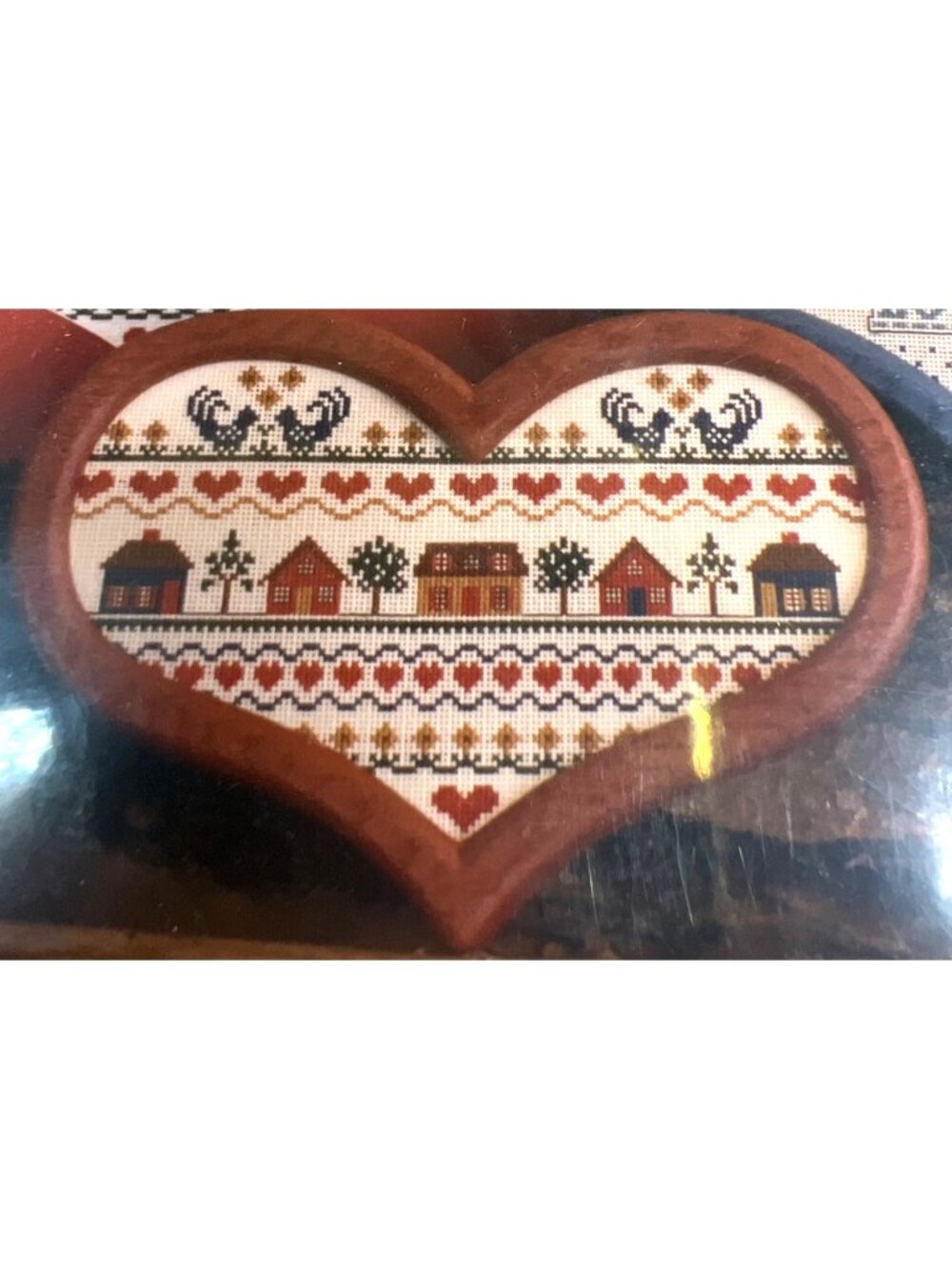 Sampler Hearts Cross-Stitch Pattern By Ann Taylor Nelson Designs